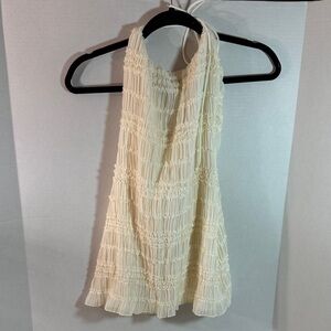 White Fox - Elegant Cream Women's Top